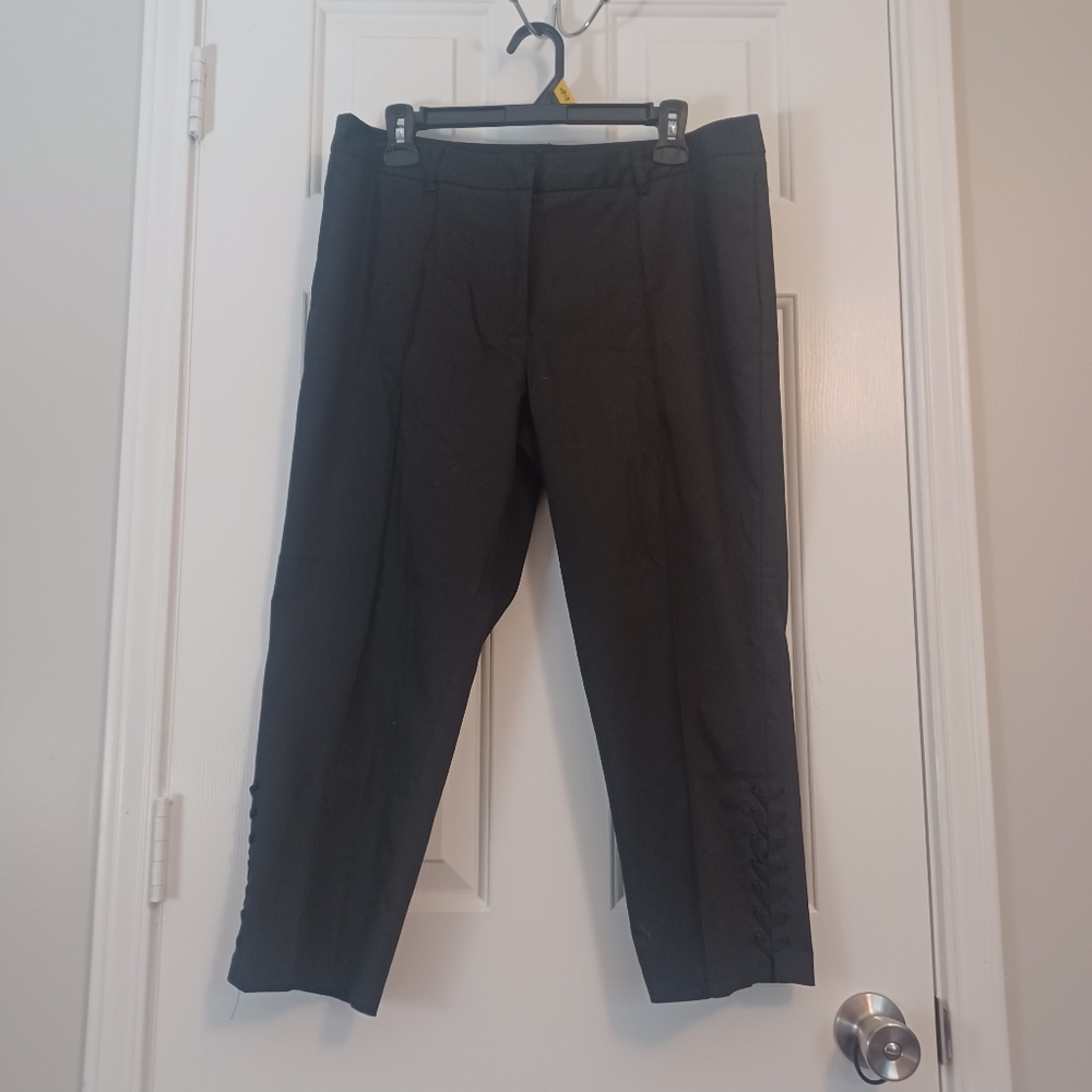 Zac & Rachel Cropped Capris Pants Sz 12